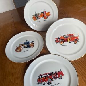 LIMITED EDITION LA FRANCE NO 7 EDITION PICARD, MADE IN U.S.A. FIRE DECOR PLATES